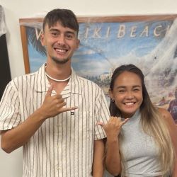 students of the month of IIE Hawaii